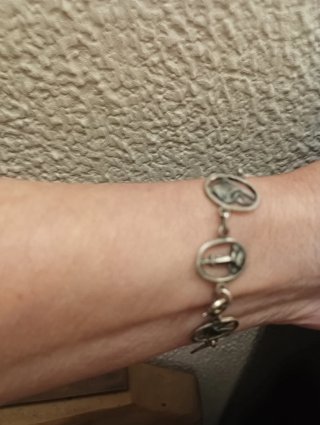 Pulsera Plata Eslabones Compostelanos