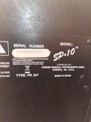 Squier by fender SP10 para guitarra, voz, teclado