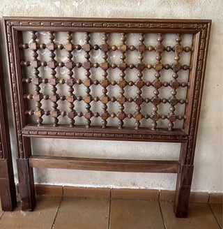 Cabeceros rústicos madera estilo castellano