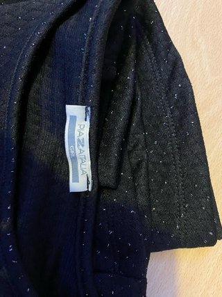 Maglione bianco Piazza Italia e vestito nero bimba