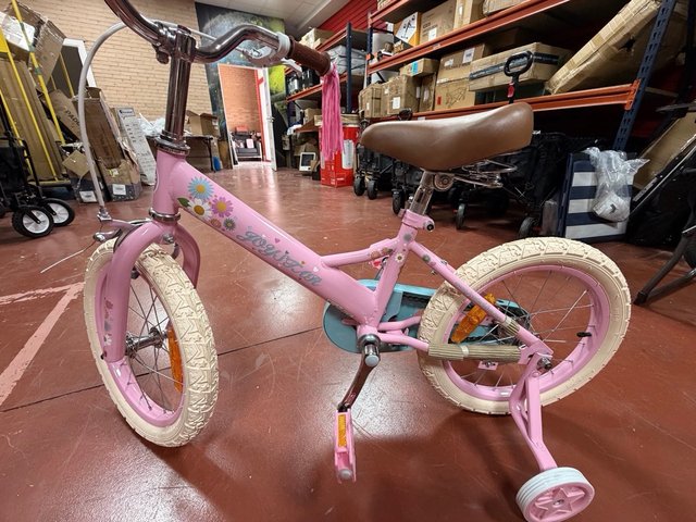 Bicicletas infantiles rosas