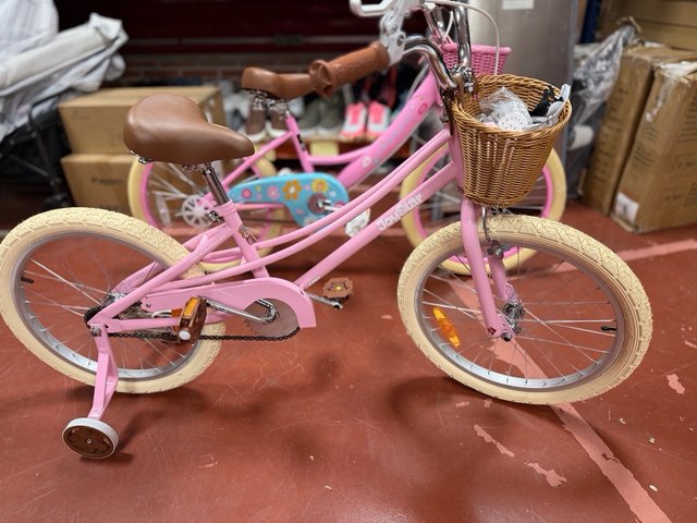 Bicicletas infantiles rosas