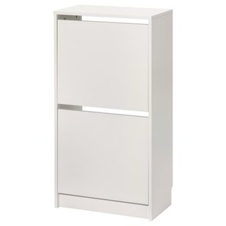 2 Zapateras Bissa IKEA Blancas