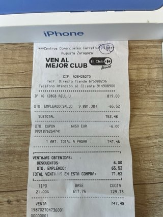 iPhone 16 Azul con Garantía