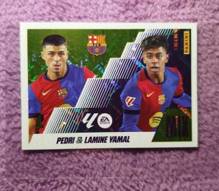 Cromo Fútbol Pedri & Lamine Yamal Panini