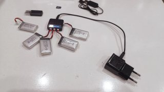 Kit Baterías Drone + Cargador USB