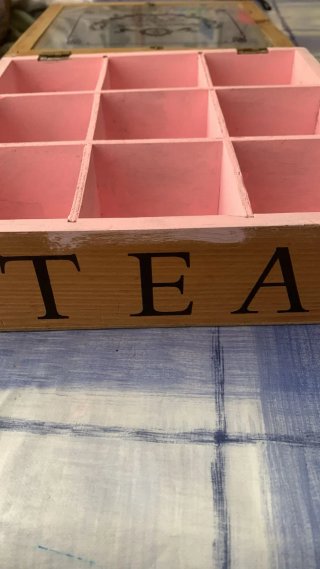 Caja de almacenamiento de madera