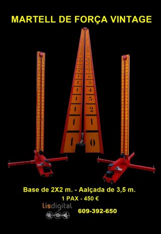 Alquiler de Martillo de Fuerza Vintage