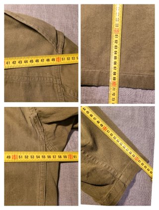 Camisa Militar HBT Francesa Años 50