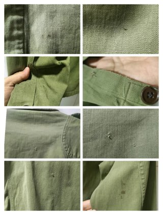 Camisa Militar HBT Francesa Años 50