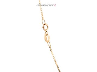 collar oro 18k con piedra 22cm