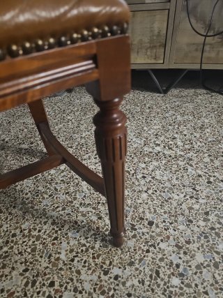 6 Sillas Estilo Isabelino Madera Maciza