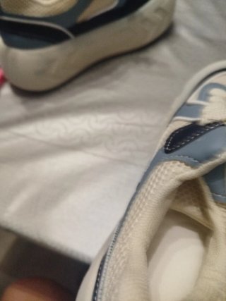 Zapatillas Beige y Azul