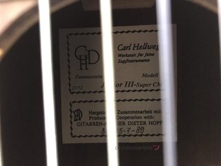 guitarra clasica carl helweg junior iii-super cm junior iii-super cm
