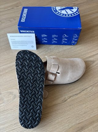 Birkenstock Boston Bege Tamanho 42