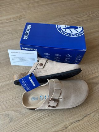 Birkenstock Boston Bege Tamanho 42