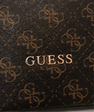 Bolso Guess Monogram Marrón y Beige