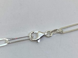 collar plata 925mm 25cm