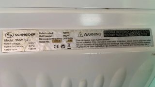 Microondas grill Schneider SMW 3G