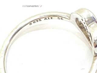 anillo plata 925mm con piedra con circonita