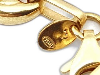 cadena oro 18k 30cm