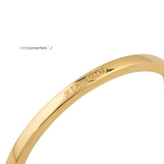 anillo oro 18k con piedra con circonita