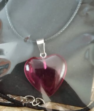 Collar corazón colgante