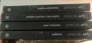 4 libros Joyas del arte.