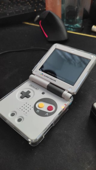 Nintendo Game Boy Advance SP Gris IPS V5