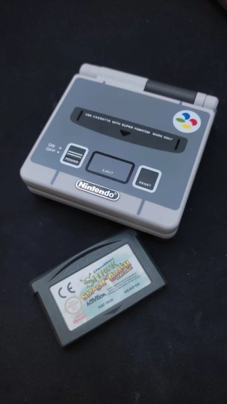 Nintendo Game Boy Advance SP Gris IPS V5