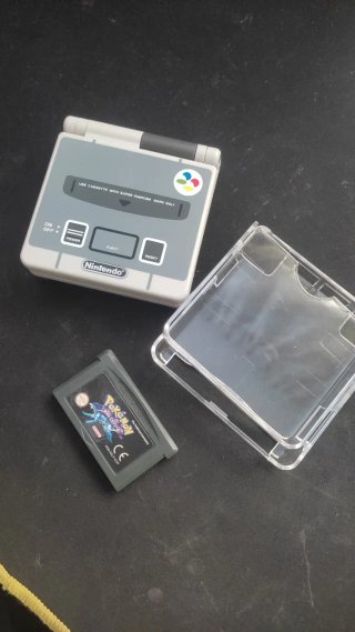 Nintendo Game Boy Advance SP Gris IPS V5