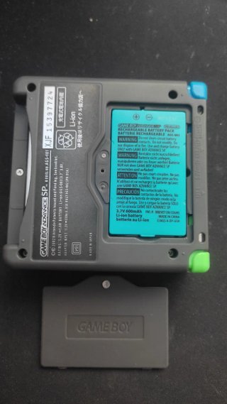 Nintendo Game Boy Advance SP Gris IPS V5