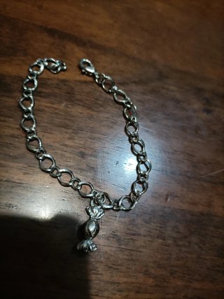 Bracciale con ciondolo caramella