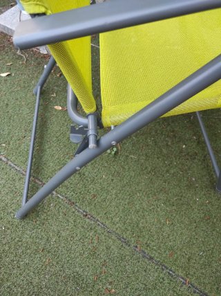Silla de jardín plegable