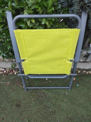 Silla de jardín plegable