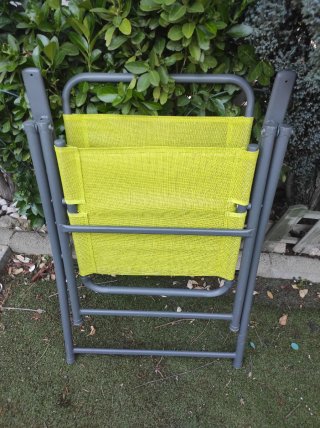 Silla de jardín plegable