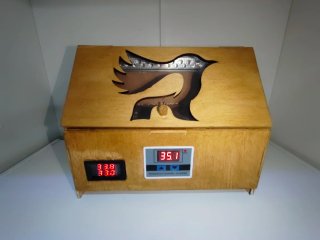 Calienta nido de Aves con control de temperatura.