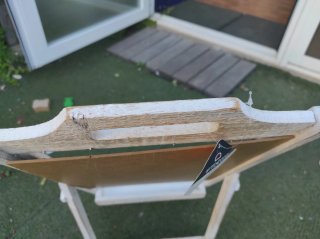 Pizarra Macetero Madera y Metal