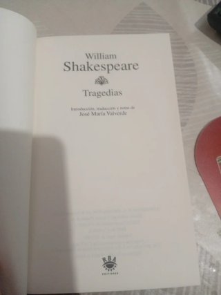 Shakespeare Tragedias, Historia de la Literatura