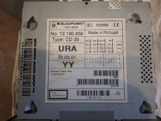 Radio CD 30 Opel Astra H