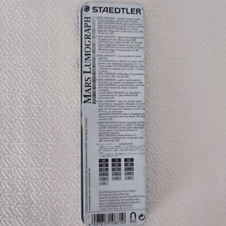 6 Matite Grafite Staedtler Mars Lumograph in astuccio metallico