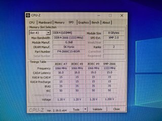 MEMORIA RAM G.Skill RIPJAWS V 16GB DDR4 2666MHz