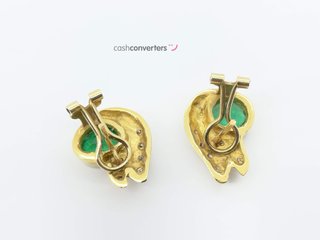 pendientes oro 18k con piedra con sin piedra,diamante,esmeralda
