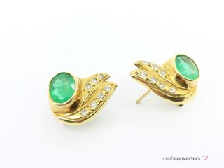 pendientes oro 18k con piedra con sin piedra,diamante,esmeralda