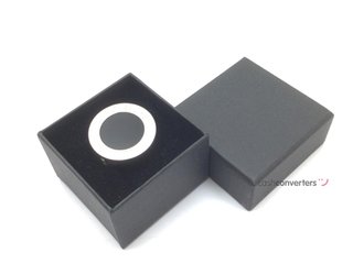 anillo oro 18k con piedra con onix