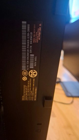 Monitor Dell Negro vertical/horizontal