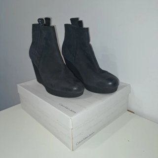 Botines Calvin Klein Jeans Negros Talla 40