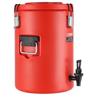 Dispensatore di Bevande Isolato in Acciaio Inox, 4,5 Gal 17,2 L, Distributore Termico Caldo e Freddo con Maniglia, Adatto per Tè Caldo, Caffè, Acqua, Resta...