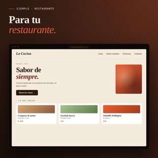 Diseño web profesional para tu negocio