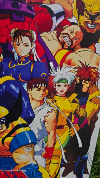 X-Men vs. Street Fighter Capcom Poster A3